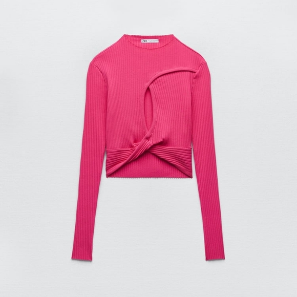 ZARA CUT OUT TOP - Picture 6 of 8